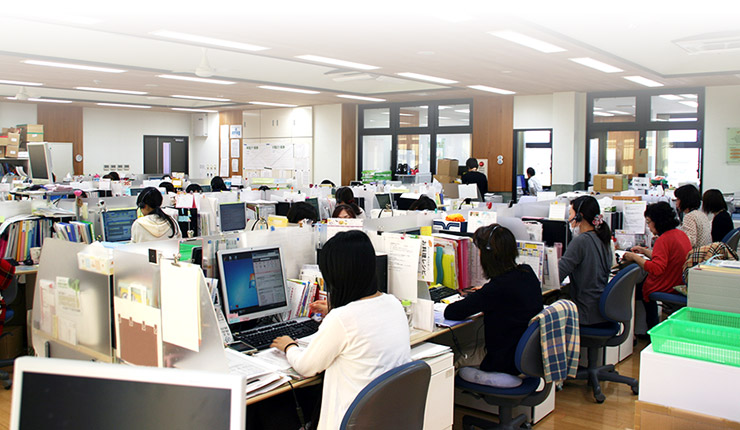 顧客対応部門職場風景