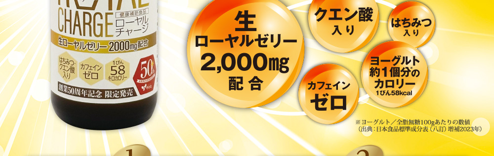 生ローヤルゼリー2,000mg配合