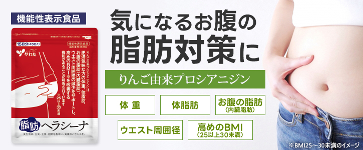 脂肪ヘラシーナ(機能性表示食品)