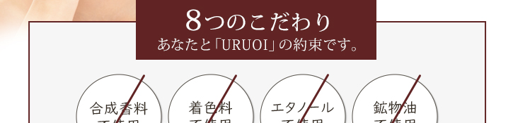 8つのこだわり