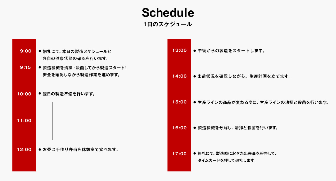 一日のスケジュール画像pc